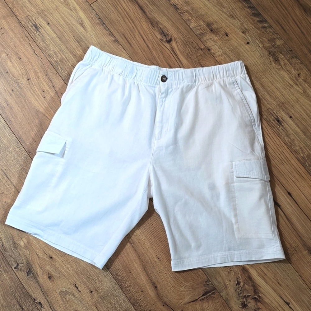 BOCA Men's White Cargo Shorts